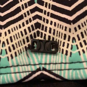 Hurley Green Patterned Swimsuit Bottoms